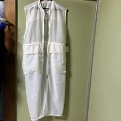 ホワイト ジレタイプ ベスト