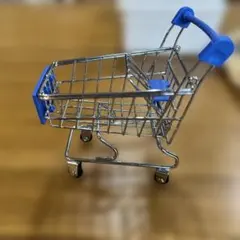 ミニチュア ショッピングカート 小物入れ