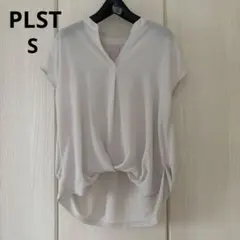 美品 PLST プラステ 半袖 スキッパーブラウス Sサイズ 仕事のサムネイル