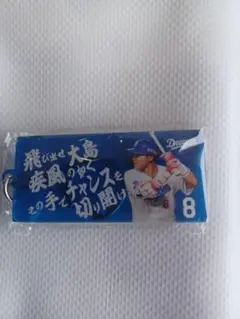 8/10～ 中日ドラゴンズ 大島洋平 選手応援歌キーホルダー ドラゴンズガチャ