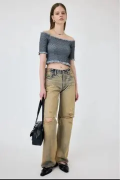 MIDRISE ストレートデニム