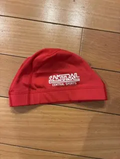 CENTRAL SPORTS 水泳帽 赤　M