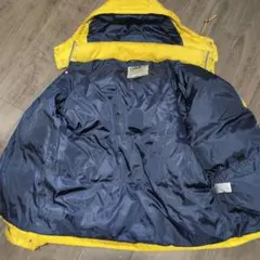 CAMP7 イエローダウンジャケット Mサイズ