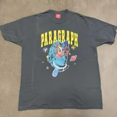 Paragraph Tシャツ グラフィックプリント チャコールグレーのサムネイル