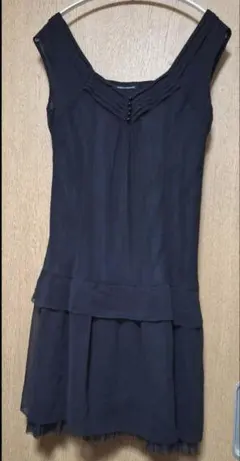 Abahouse Devincette　シフォン重ね着風ワンピース　可愛い　美品