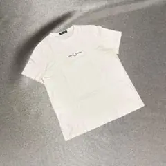 美品 フレッドペリー 刺繍ロゴ Tシャツ シティーボーイ 白 L 古着 アメカジ