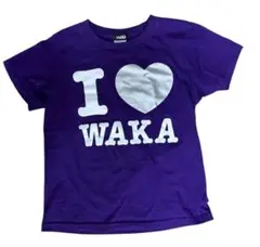 I ♥ WAKA Tシャツ 紫 140サイズ MIKADO harka 7 ピチ - メルカリ