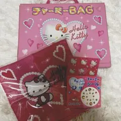 平成レトロ サンリオ キティーちゃんバック ハンカチ・リング・シールセット