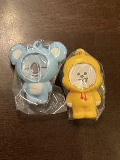 BT21 フォトフレームマスコット2個セット