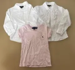 【ラルフローレン】 【コムサイズム】 長袖シャツ 半袖Tシャツ ✨3枚セット✨