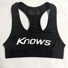 Knows スポーツ測定ブラ 黒 knows スポーツブラ ブラック - メルカリ