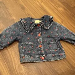futafuta ハート　デニムジャケット　デニムシャツ