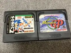 値下げ不可　GG ソニック2、モナコGP ゲームギア　ソフト