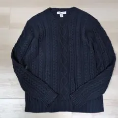 Amazon Essentials フィッシャーマン セーター ネイビー L