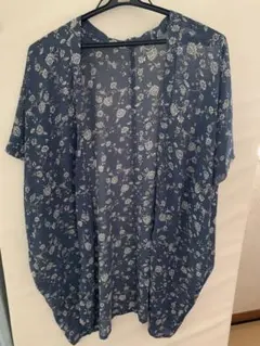 AZUL BY MOUSSY 花柄カーディガン FREEサイズ