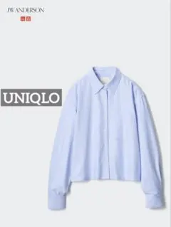 0083 UNIQLO JWAnderson オックスフォードシャツ/ストライプ