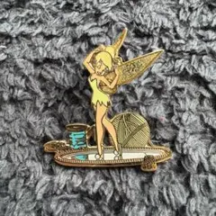 ティンカーベル グリッター メタルピンバッジ