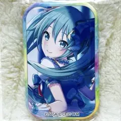 プロセカ　スクエア缶バッジ　初音ミク
