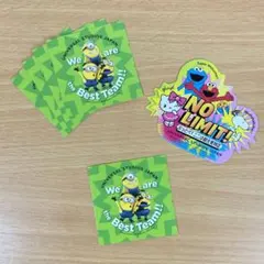 【入手困難】USJ限定　シール　ステッカー　ベストチーム　ミニオンズ　ミニオン