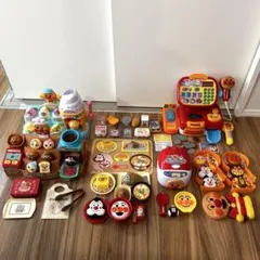 アンパンマン　おもちゃ　セット　まとめ売り　知育　大量　レジスター　パン工場