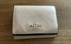 COACH 三つ折り財布 ベージュのサムネイル