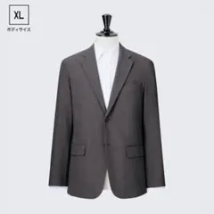 【未使用級】ユニクロ 感動ジャケット テーラード グレー XL