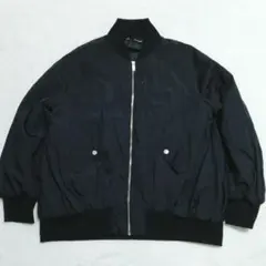 GU☓アンダーカバー MA1ジャケット(XL)ブラック色 ミリタリージャケット