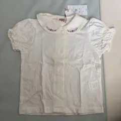 【新品未使用】souris 半袖ブラウス　90cm