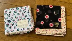 PAUL & JOE & ANNA SUI ハンカチ2枚セット