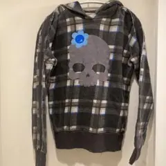 ハイドロゲン　チェック柄パーカー