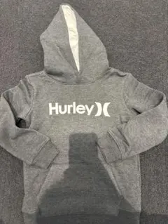 Hurley グレー フード付きパーカー 120サイズ