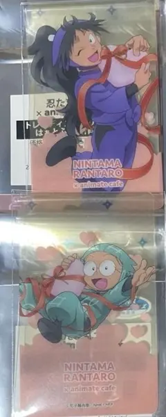 忍たま乱太郎 忍たま　アニカフェ　クリアカード 4枚セット