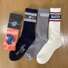 サンタクルーズ VANS ソックス まとめ4足 セット
