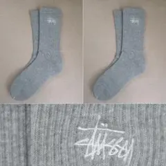 Stussy 靴下 グレー 26～29センチ２足セット 新品未使用