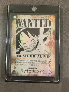 ONE PIECE カードゲーム WANTED モンキー・D・ルフィ手配書 - メルカリ