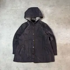 フード付 中綿 キルティングジャケット ボア付 3Lカジュアル