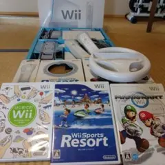すぐ遊べます！ Nintendo Wii ＋ ソフト3個