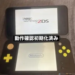 【動作確認初期化済み】Newニンテンドー2DS LL ブラック×ライム