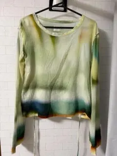 【PAMM】たしかにそこにあった夜 グラデーション 長袖 トップス PAMM】たしかにそこにあった夜 グラデーション 長袖 トップス