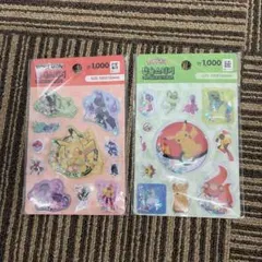 【韓国限定】ダイソー　ポケモン ウォーターシール　2枚