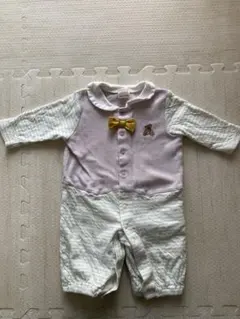 petit main ボウタイ付きロンパース