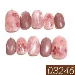 【現品】No.1035 桜×マグネットネイル