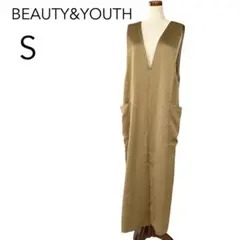 美品】ビューティーアンドユース ユナイテッドアローズ ジャンパースカート サテン