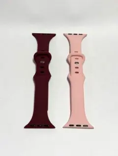 Applewatch 38/40/41mm シリコンバンド2本セット