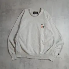 champion 　プレミアム リバースウィーブ　スウェット　テック企業　グレー