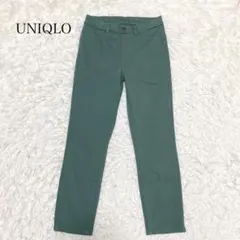 s2832【ユニクロ】スキニー パンツ ストレッチ カジュアル グリーン系