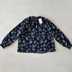 ハニーズGLACIER 花柄ブラウス　L