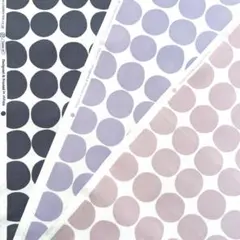 コスモ くすみカラー ドット オックス 生地110×50 3色