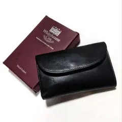 極美品 廃盤」WHITEHOUSECOX財布 ホースハイドコードバン ブラック 