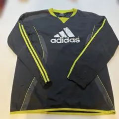 adidas ピステ・ウィンドブレーカー Lサイズ 黒/黄緑